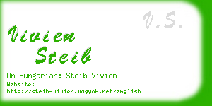 vivien steib business card